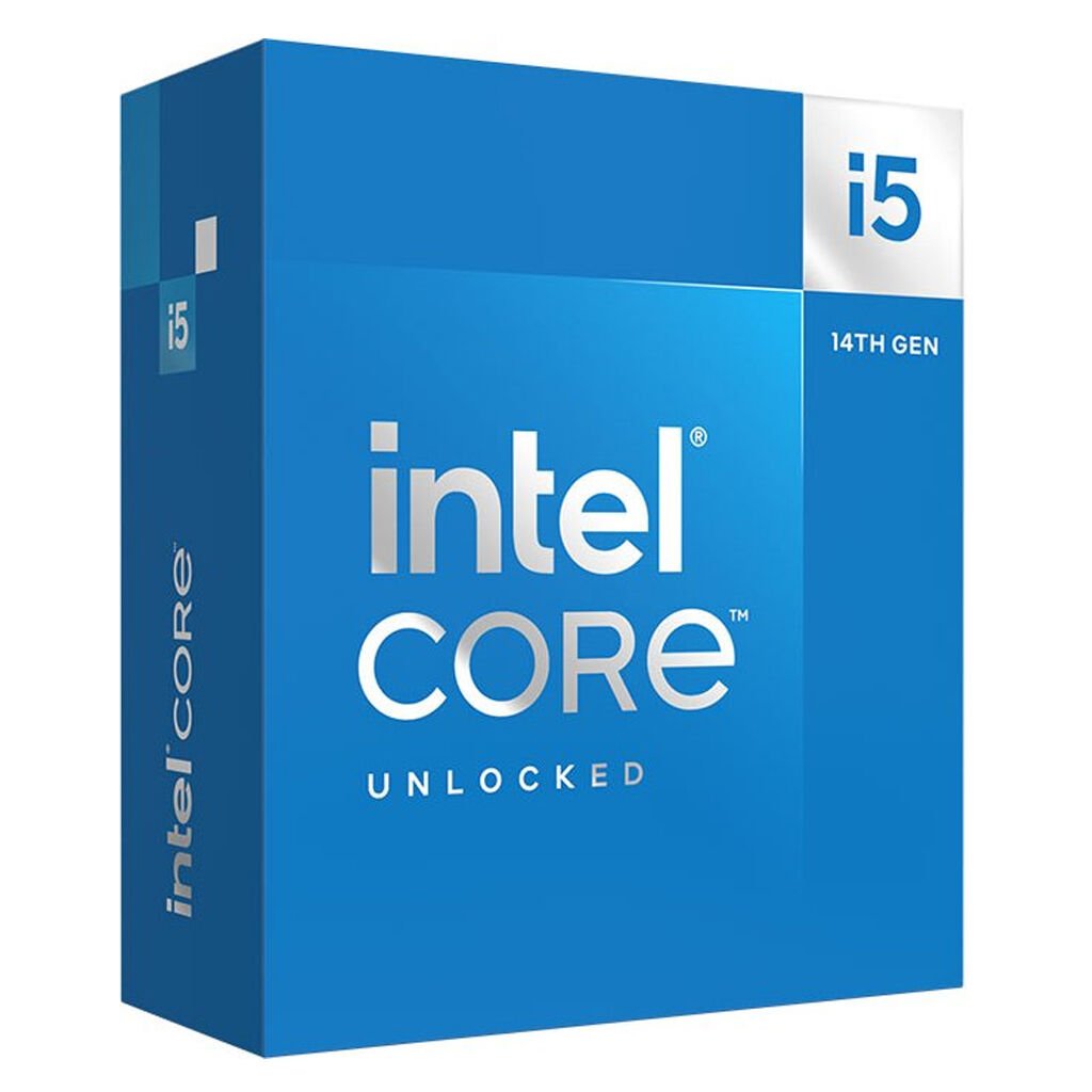 Intel CPU Core i5-14600K (14C/20T // 6P+8E) 3.5 GHz (5.3 GHz Turbo) Box without Kühler Socket 1700 TDP 125W
