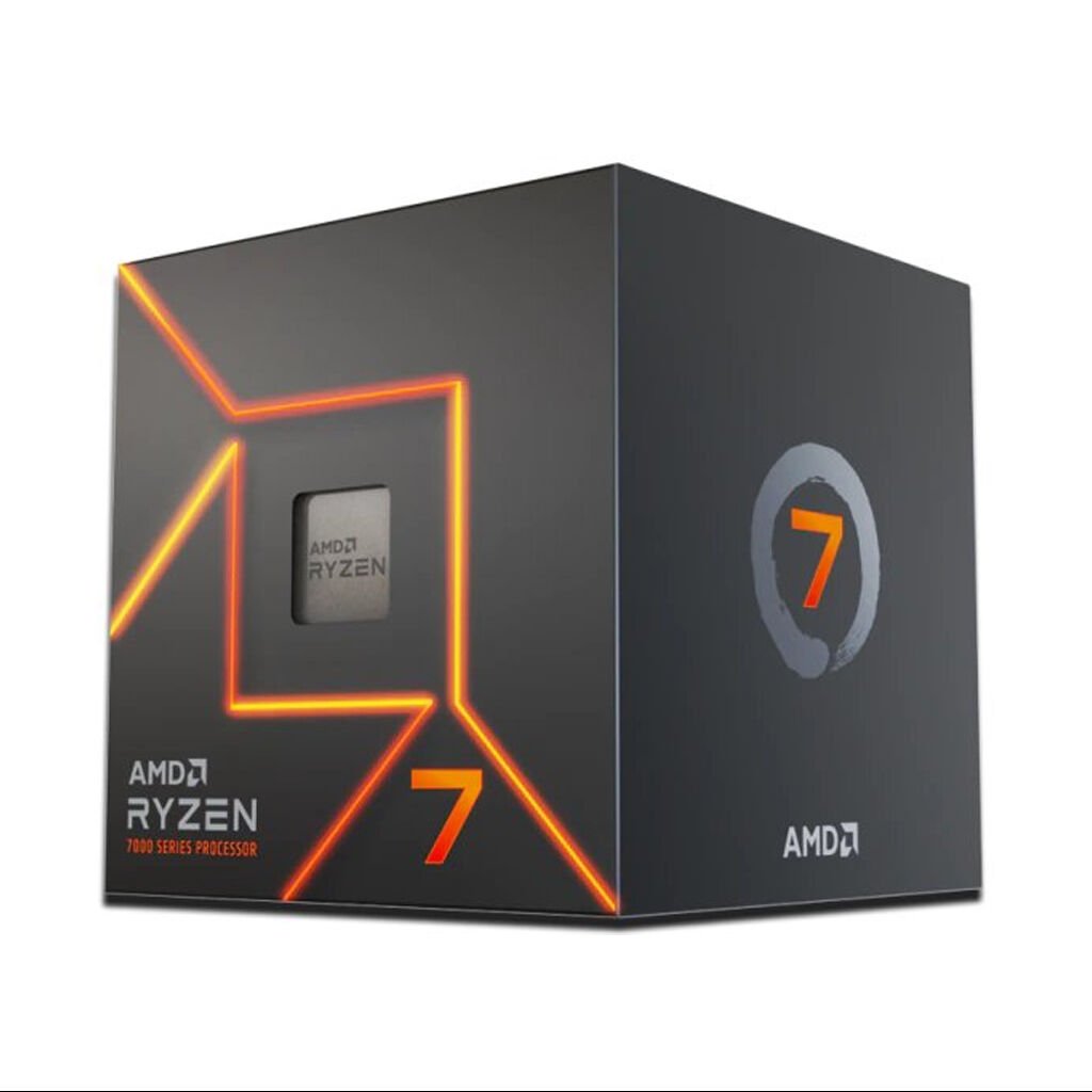 AMD CPU Ryzen 7 7700 (8C/16T) 3.8 GHz (5.3 GHz Turbo) Boxed Sockel AM5 TDP 65W