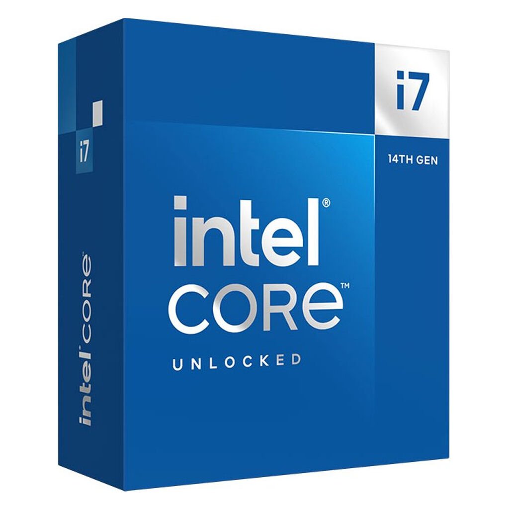 Intel CPU Core i7-14700KF (20C/28T // 8P+12E) 3.4 GHz (5.6 GHz Turbo) Box without Kühler Socket 1700 TDP 125W