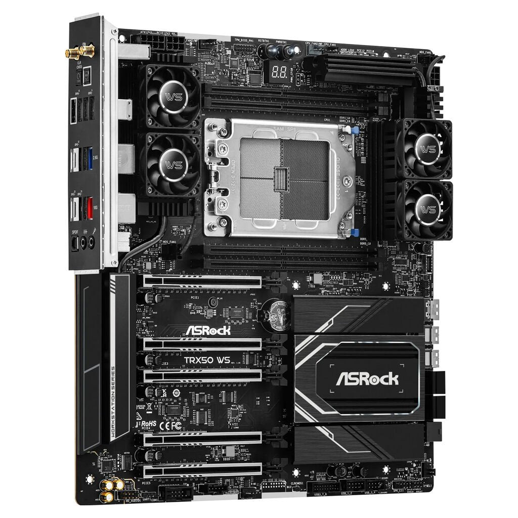 Asrock Mainboard TRX50 WS E-ATX Sockel sTR5 Retail