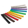 Goobay Kabelmarkierer Clips 2,5mm 72513 Ziffern 0-9 mehrfarbig 2,8 bis 4,6mm