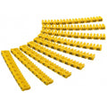 Goobay Kabelmarkierer Clips 2,5mm 72516 Buchstaben A-C gelb 2,8 bis 4,6mm