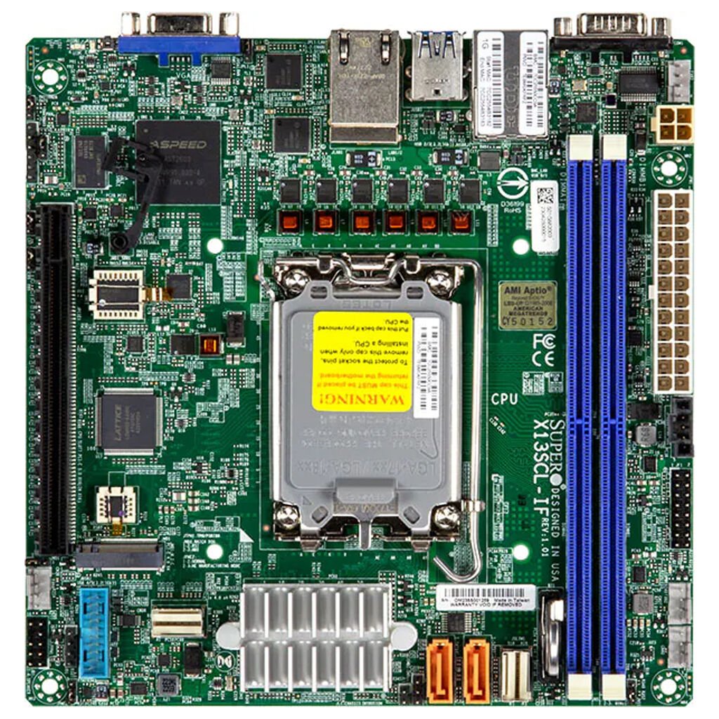 Supermicro Mainboard X13SCL-IF mini-ITX Sockel 1700 DDR5-only Bulk