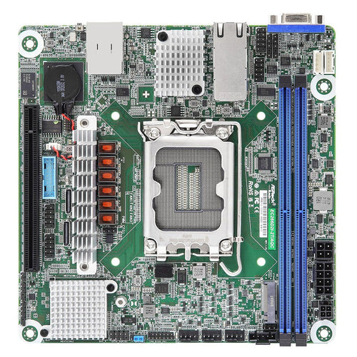 ASRock Mainboard EC266D2I-2T/AQC mini-ITX Sockel 1700 DDR5-only Single