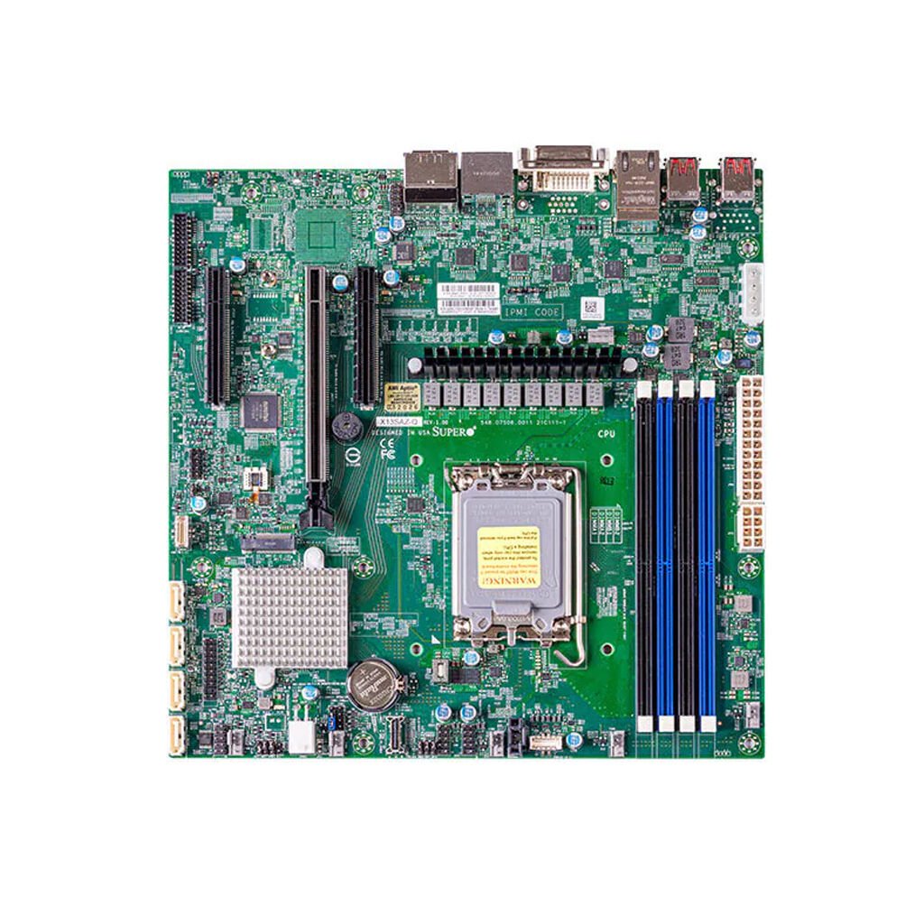 Supermicro Mainboard X13SAZ-Q micro-ATX Single Sockel 1700 DDR5-only Bulk
