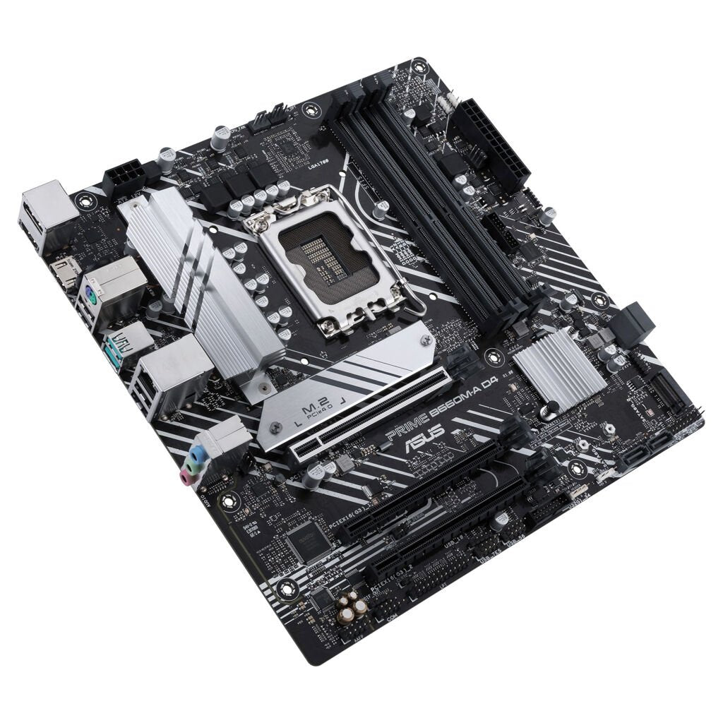 ASUS Mainboard PRIME B660M-A D4-CSM micro-ATX Sockel 1700 DDR4-only Retail