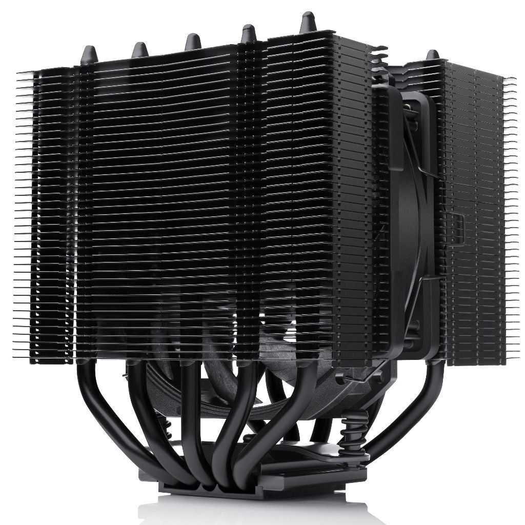 Noctua NH-D12L chromax.black Tower CPU-Kühler for Socket 1150, 1151, 1155, 1156, 1200, 1700, 1851, 2011, 2066, AM4, AM5 aktiv