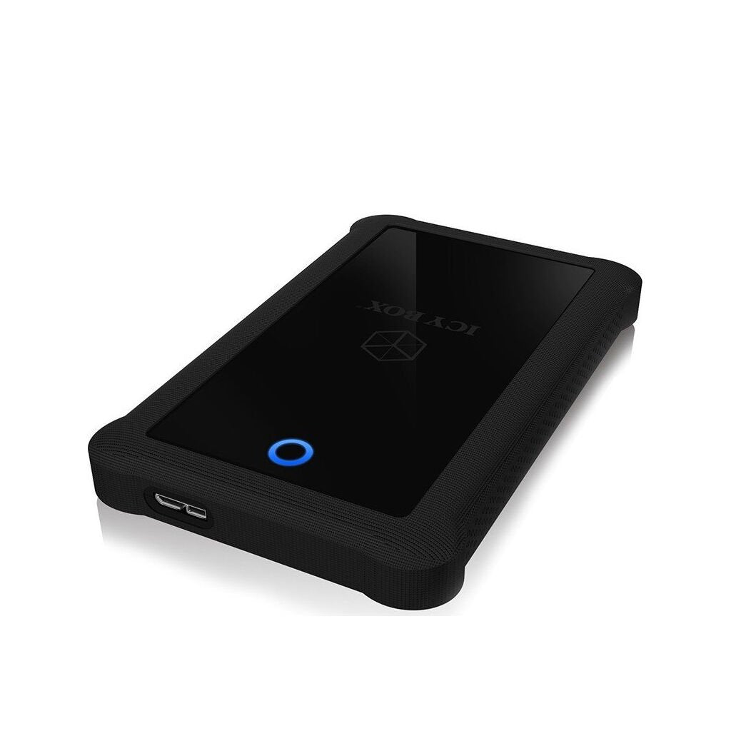 ICY BOX IB-233U3-B Memory/Storagegehäuse extern for 2,5" (6,4cm) SATA3 zu USB-B 3.2 schwarz