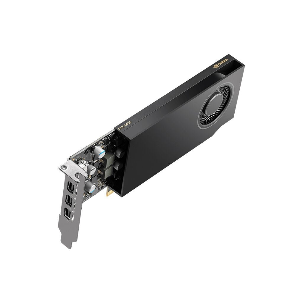 PNY NVIDIA Quadro RTX A400 Low Profile 4GB GDDR6 PCIe 3.0 x16 PB-Version VCNRTXA400-PB