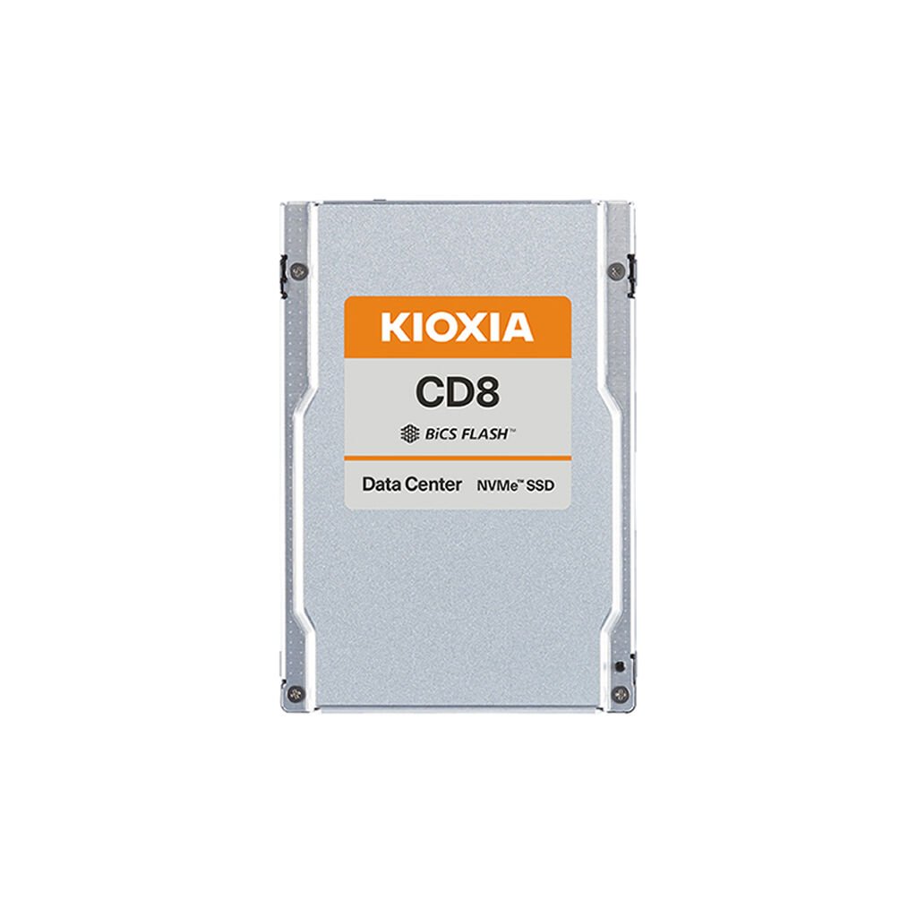 KIOXIA CD8-R Series KCD8XRUG3T84 3840 GB 1 DWPD 2,5" 63,5mm U.2 PCIe 4.0 x4 (NVMe) SSD SIE