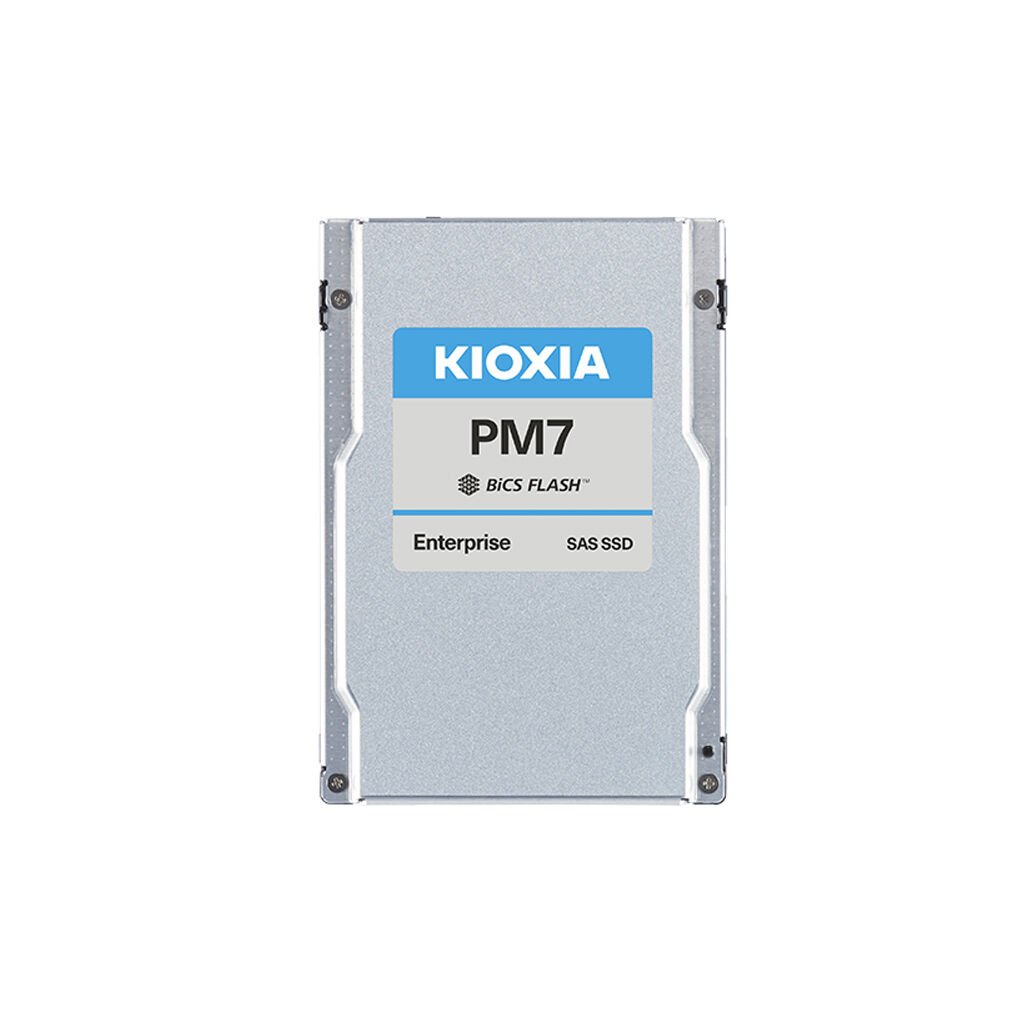 KIOXIA PM7-R Series KPM7VRUG7T68 7680 GB 1 DWPD 2,5" 63,5mm SAS-4 SSD SED