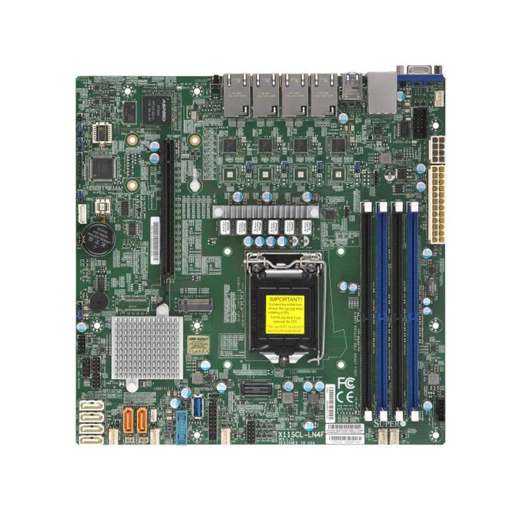 Supermicro Mainboard X11SCL-LN4F micro-ATX Sockel 1151 Bulk