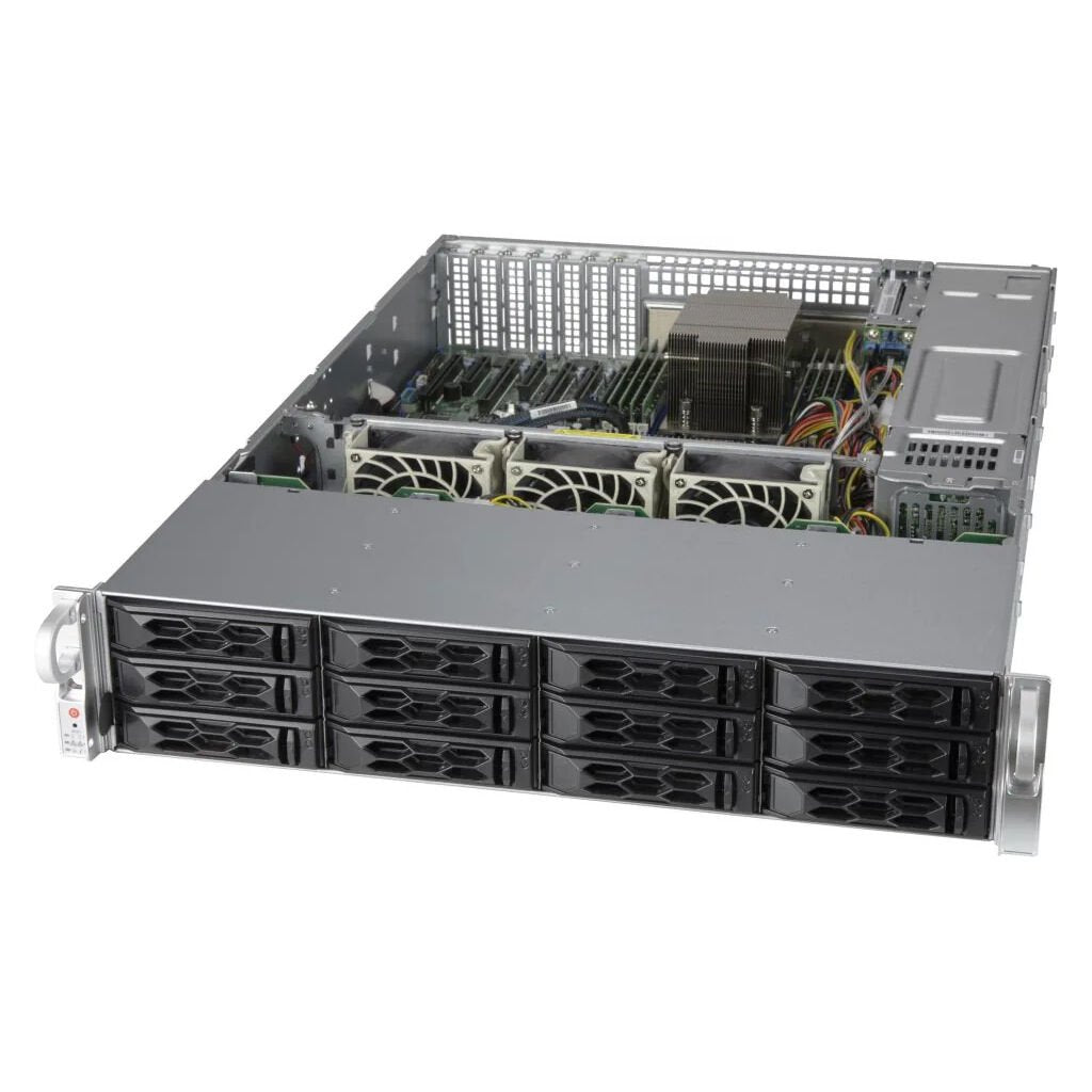 Supermicro Chassis SuperChassis 2U CSE-LA26AC12- R1K03LP1