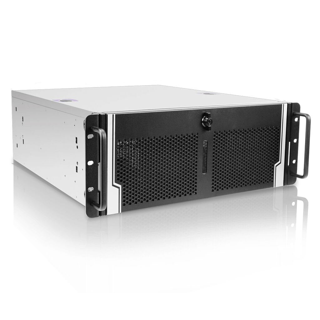 InWin Chassis 4U Open Bay Server R400N/F12, 8 PCIe slots