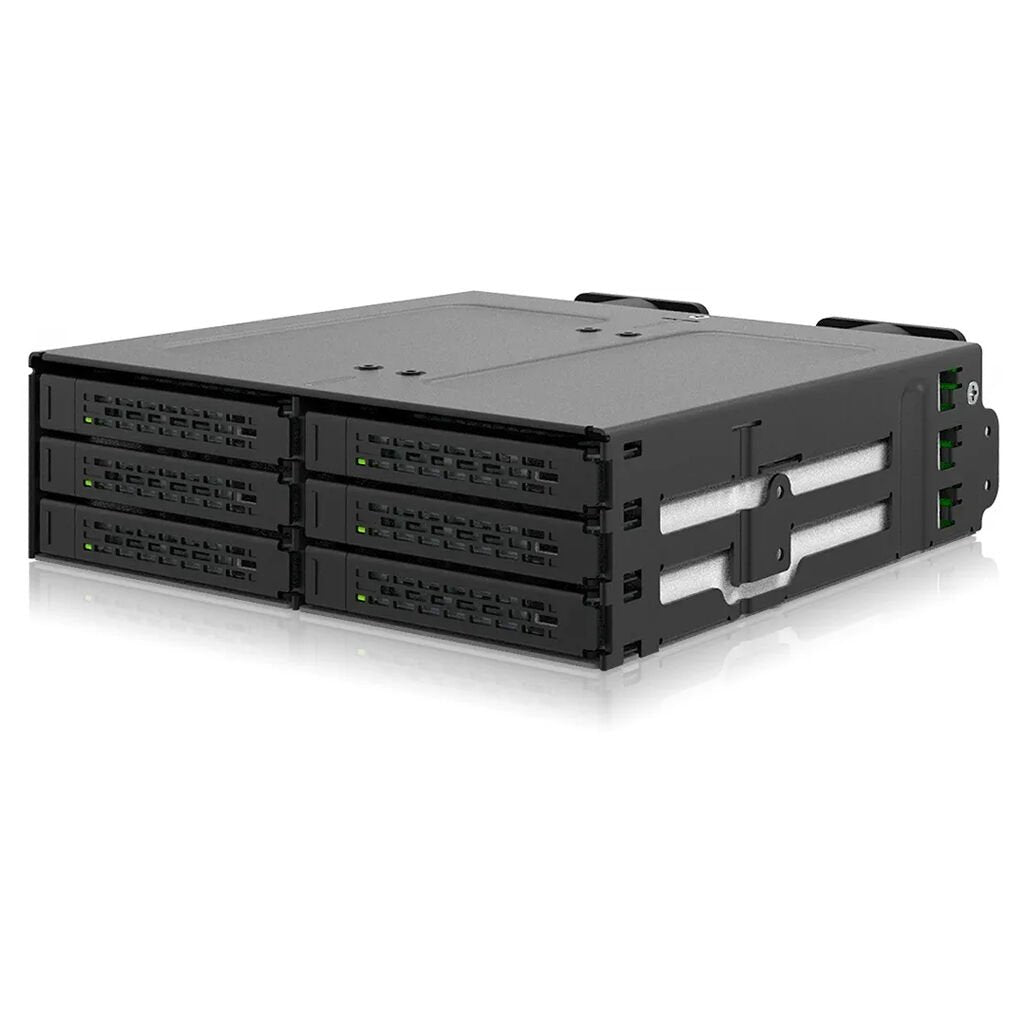 Icy Dock ToughArmor MB118VP-B Chassis 6 Bay 2,5" NVMe U.2/U.3/SFF-8639