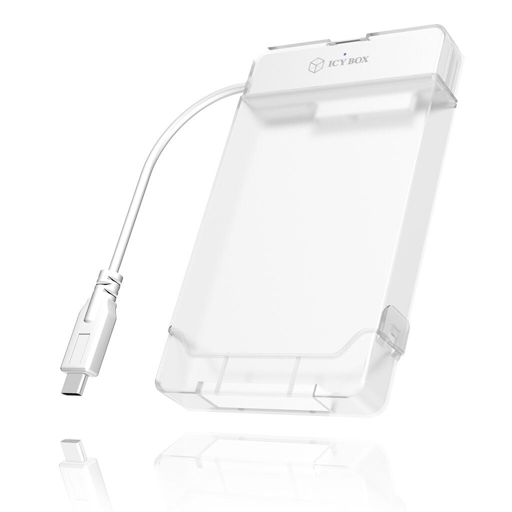 ICY BOX IB-AC703-C Memory/Storagegehäuse 2,5" SATA zu USB-C 3.0 weiß