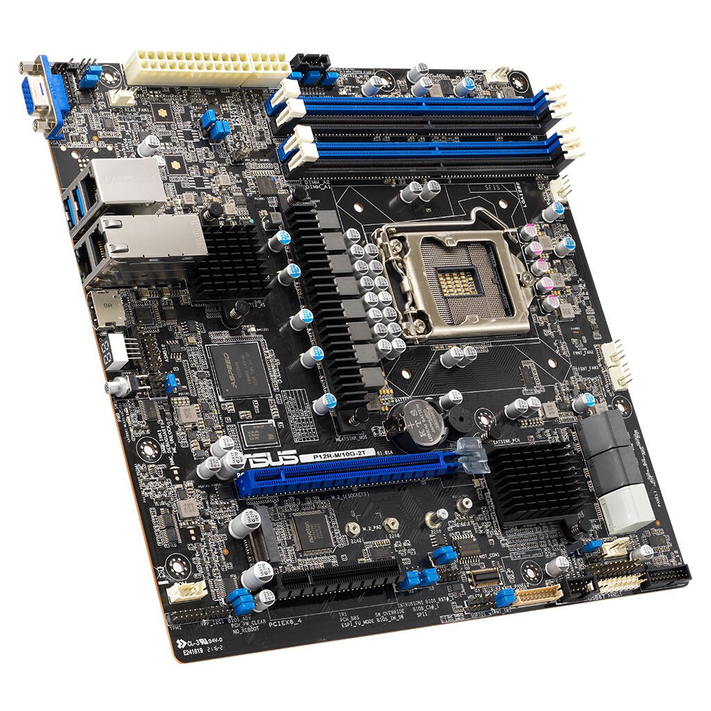 ASUS Mainboard P12R-M/10G-2T micro-ATX Sockel 1200