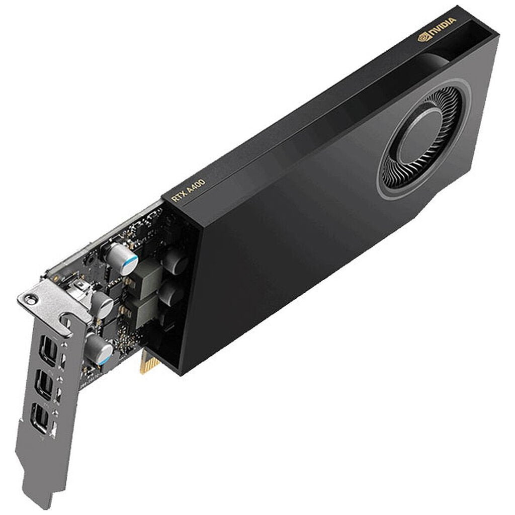 NVIDIA Quadro RTX A400 Low Profile 4GB GDDR6 PCIe 3.0 x16 Bulk Version 900-5G172-2260-000