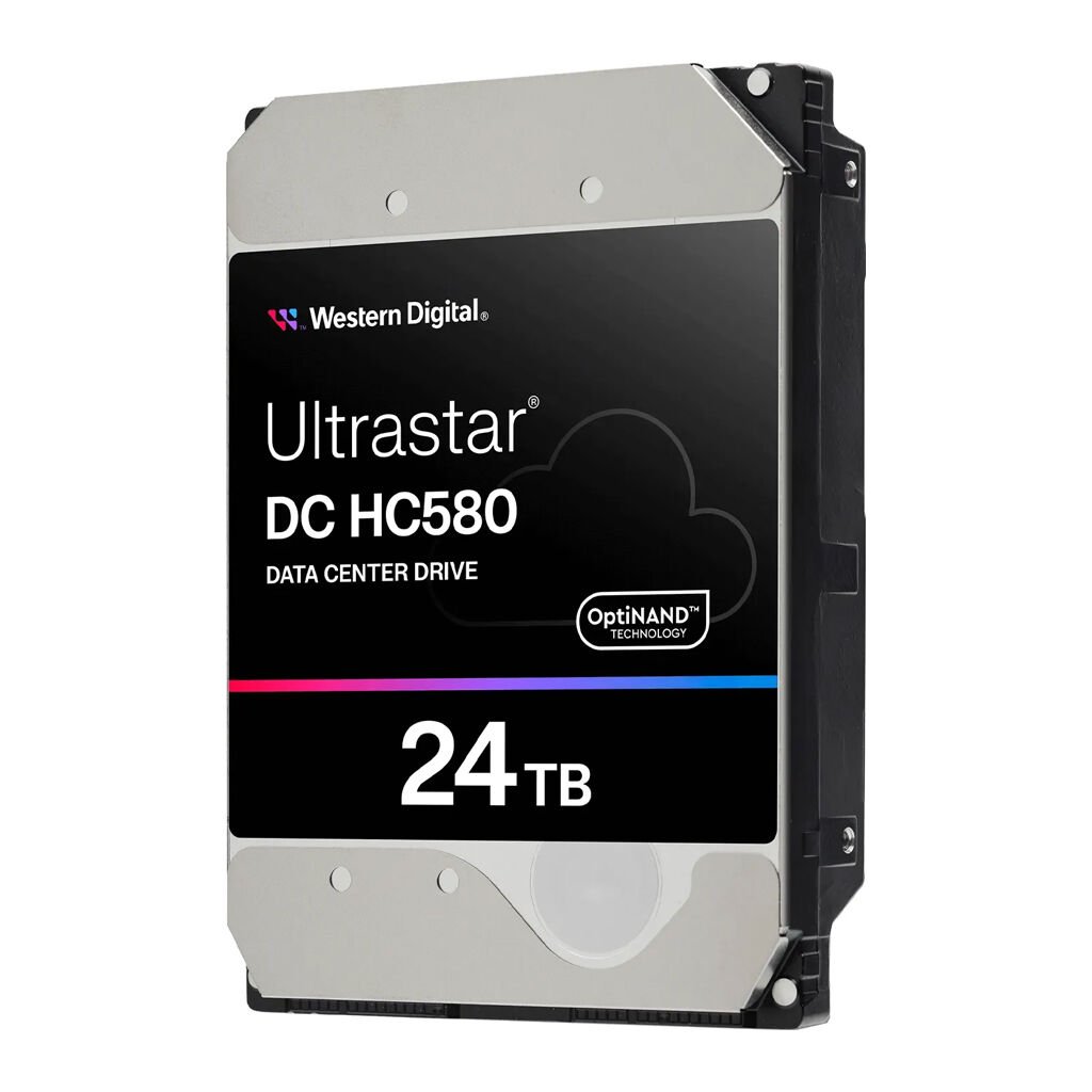 Western Digital Ultrastar DC HC580 WUH722424AL5204 24000 GB 3,5" 88,9mm 7200rpm SAS-3 24/7 512e SE