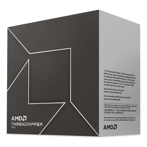 AMD CPU Ryzen Threadripper Pro 7985WX (64C/128T) 3.2 GHz (5.3 GHz Turbo) Box without Kühler Socket sTR5 TDP 350W
