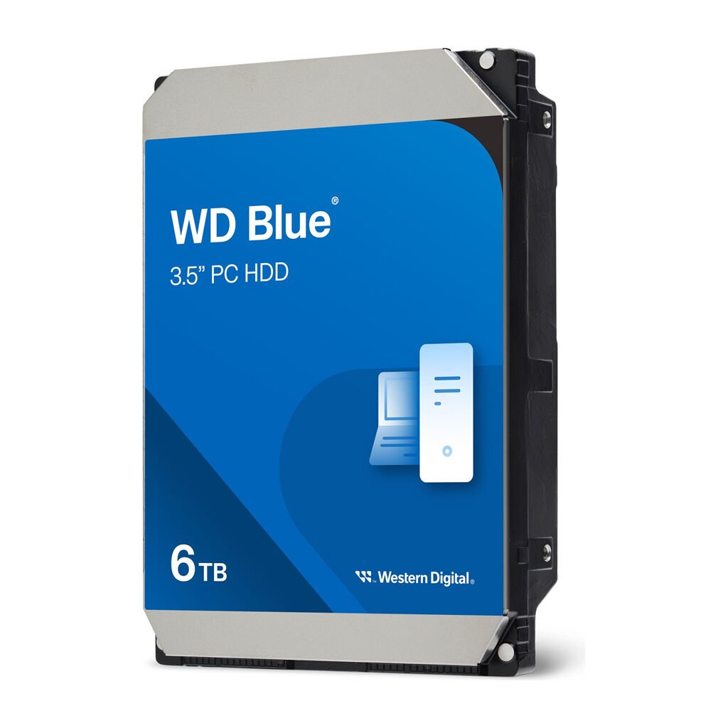 Western Digital Blue WD60EZAX 6000 GB 3,5" 88,9mm 5400rpm SATA-3 512e