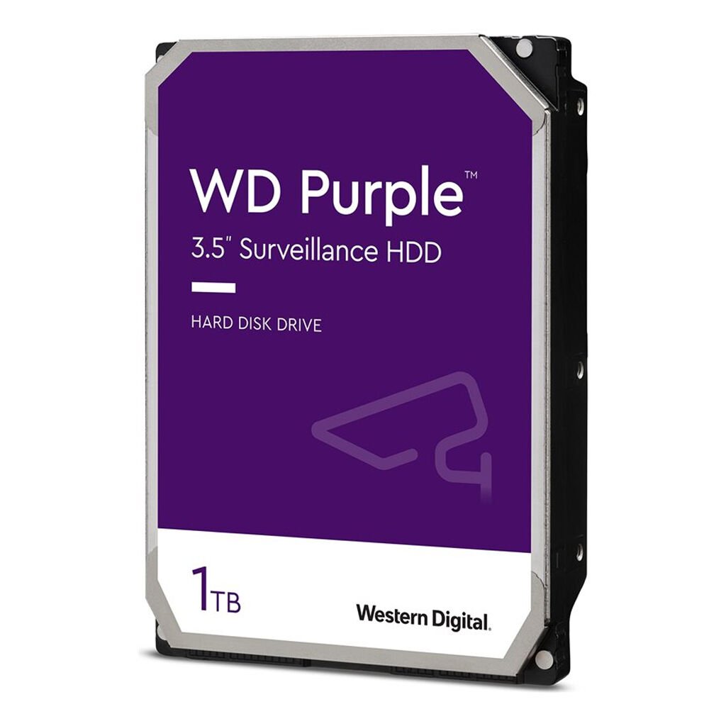 Western Digital Purple Surveillance WD11PURZ 1000 GB 3,5" 88,9mm 5400rpm SATA-3 24/7 512e Videobetrieb