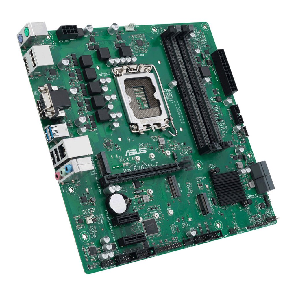 ASUS Mainboard Pro B760M-C-CSM micro-ATX Sockel 1700 DDR5-only Retail