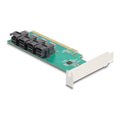 Delock PCI Express 4-Port SFF8643 NVMe Bifuraction LP Controller 90777