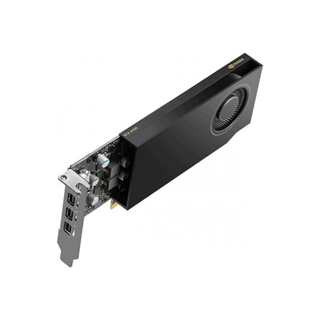 PNY NVIDIA Quadro RTX A400 Power Limited Low Profile 4GB GDDR6 PCIe 3.0 x16 OEM Version VCNRTXA400-PL