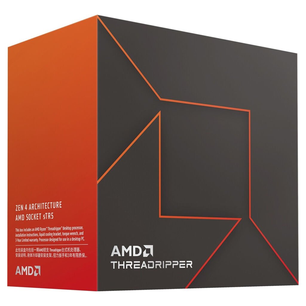 AMD CPU Ryzen ThreadRipper 7970X (32C/64T) 4.0 GHz (5.3 GHz Turbo) Box without Kühler Socket sTR5 TDP 350W