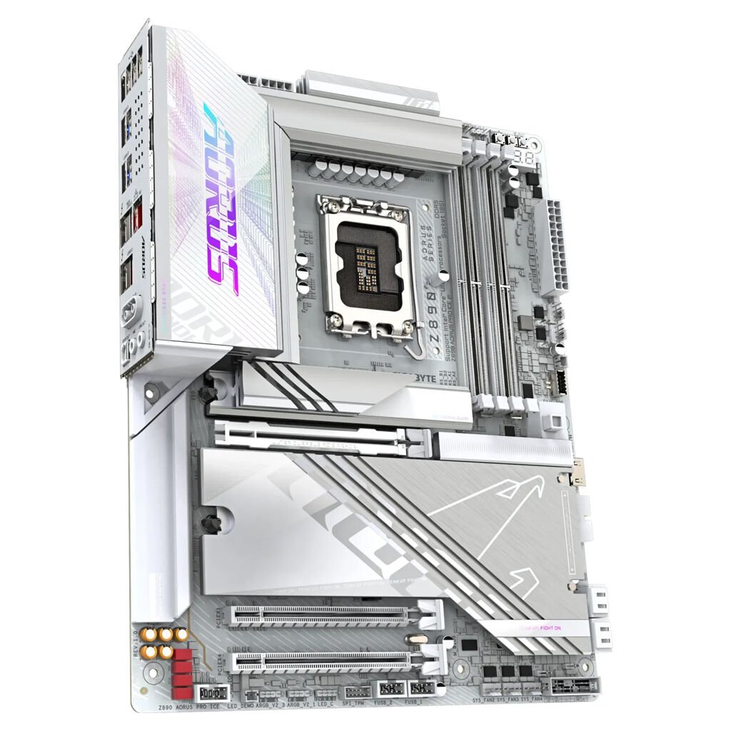Gigabyte Mainboard Z890 AORUS PRO ICE ATX Sockel 1851 weiss