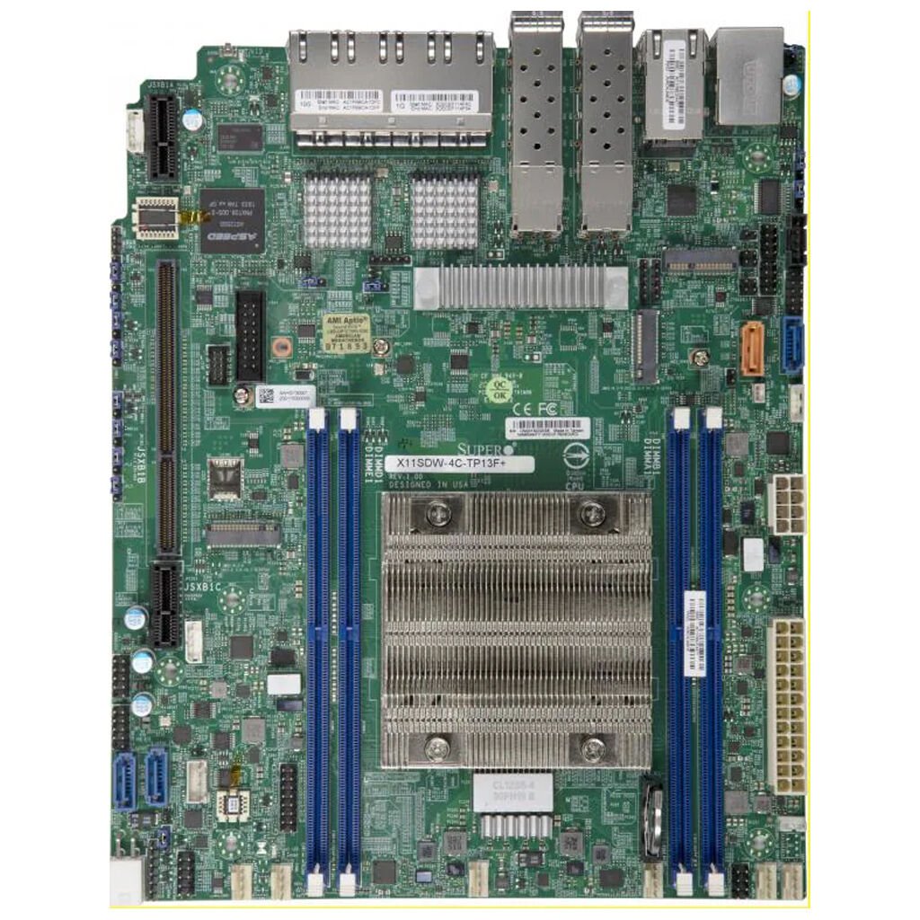 Supermicro Mainboard X11SDW-4C-TP13F+ proprietary WIO Xeon D-2123IT (4C/8T) 2.2 GHz Bulk