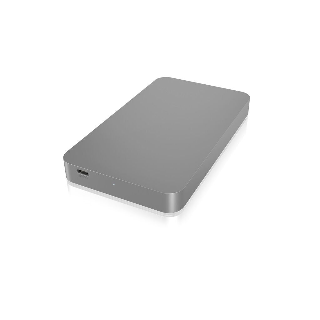 ICY BOX IB-247-C31 Memory/Storagegehäuse extern with Datenanzeige for 2,5" (6,4cm) SATA3 zu USB-C 3.1 Anthrazit