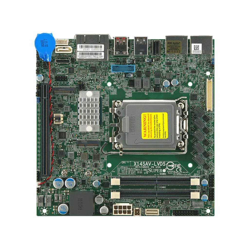 Supermicro Mainboard X14SAV-LVDS mini-ITX Sockel 1851 Single