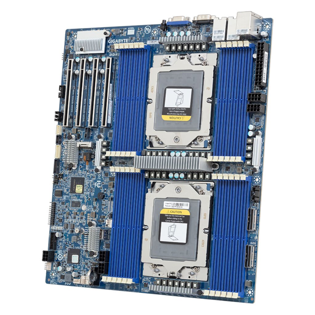 Gigabyte Mainboard MZ73-LM0 (Rev. 3.x) AMD EPYC E-ATX Dual Sockel SP5 Bulk