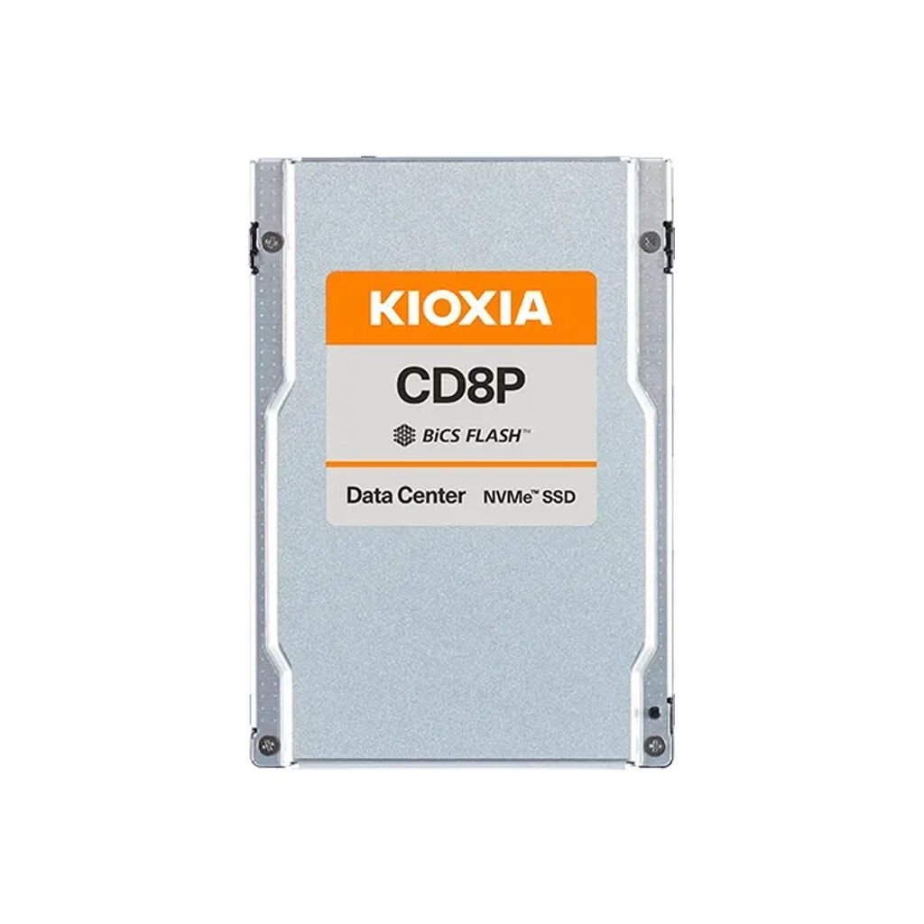 KIOXIA CD8P-R Series KCD8XPUG7T68 7680 GB 1 DWPD 2,5" 63,5mm U.2 PCIe 5.0 x4 (NVMe) SSD SIE