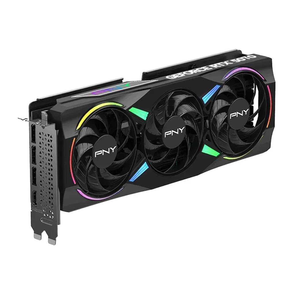 PNY NVIDIA Geforce RTX 5070 ARGB OC Tripple Fan FH 12GB GDDR7 PCIe 5.0 x16