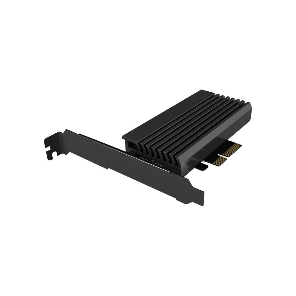 ICY BOX IB-PCI214M2-HSL Schnittstellenadapter M.2-Adapter (22x30/42/60/80 mm) PCIe 4.0 x4