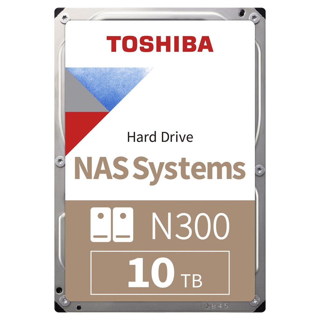 Toshiba N300 NAS Systems HDWG71AEZSTA 10000 GB 3,5" 88,9mm 7200rpm SATA-3 24/7 512e