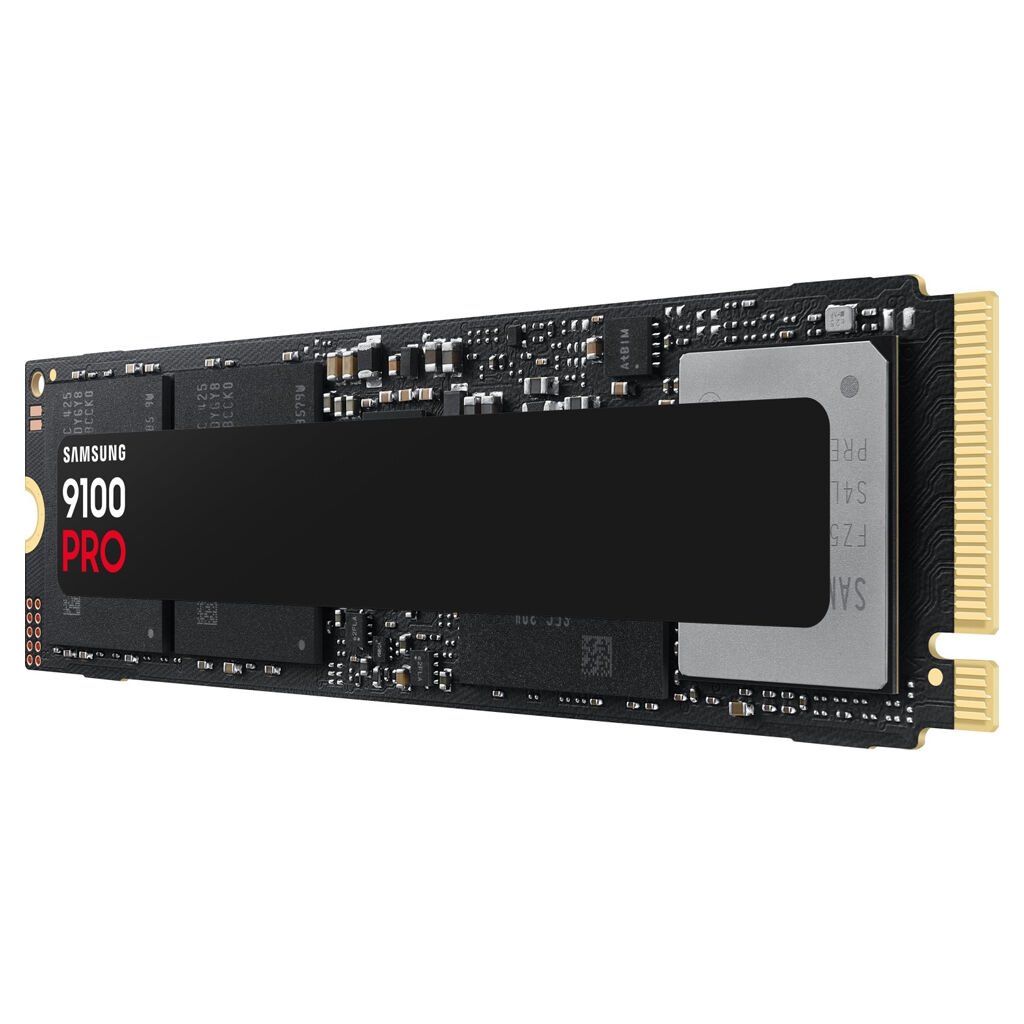 Samsung 9100 PRO MZ-VAP2T0CW 2000 GB 0,33 DWPD M.2 2280 PCIe 5.0 x4 (NVMe) SSD 256bit AES integrierter Kühler