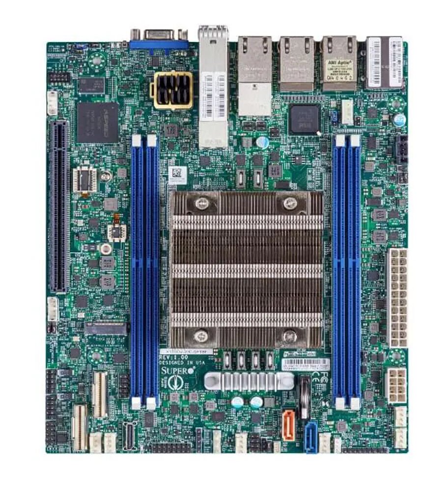 Supermicro Mainboard X12SDV-4C-SPT8F micro-ATX Xeon D-2712T (4C/8T) 1.9 GHz Bulk