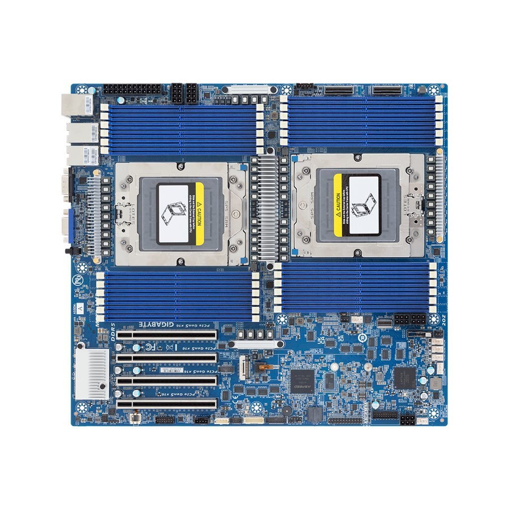 Gigabyte Mainboard MZ73-LM2 (Rev. 3.x) AMD EPYC E-ATX Dual Sockel SP5 retail