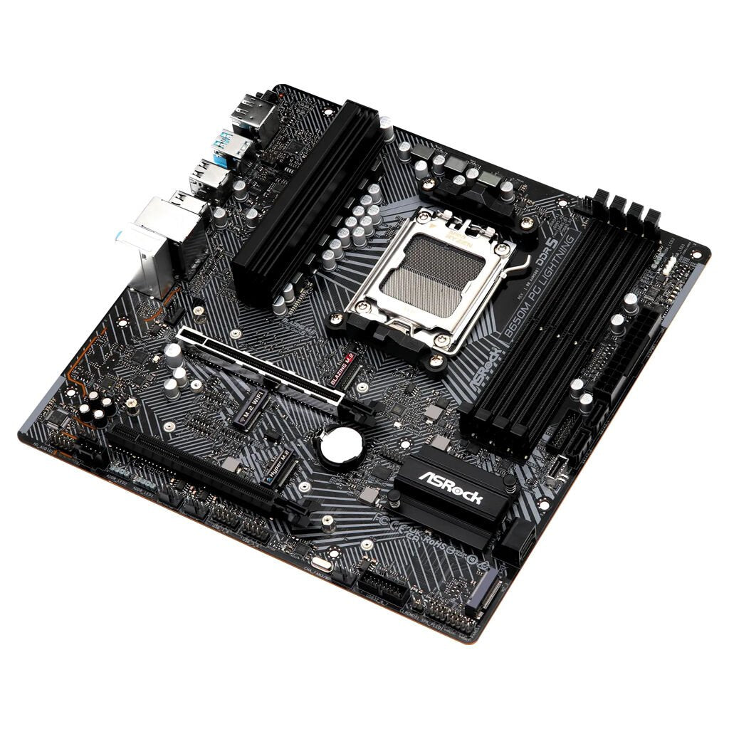 ASRock Mainboard B650M PG Lightning micro-ATX Sockel AM5 Retail