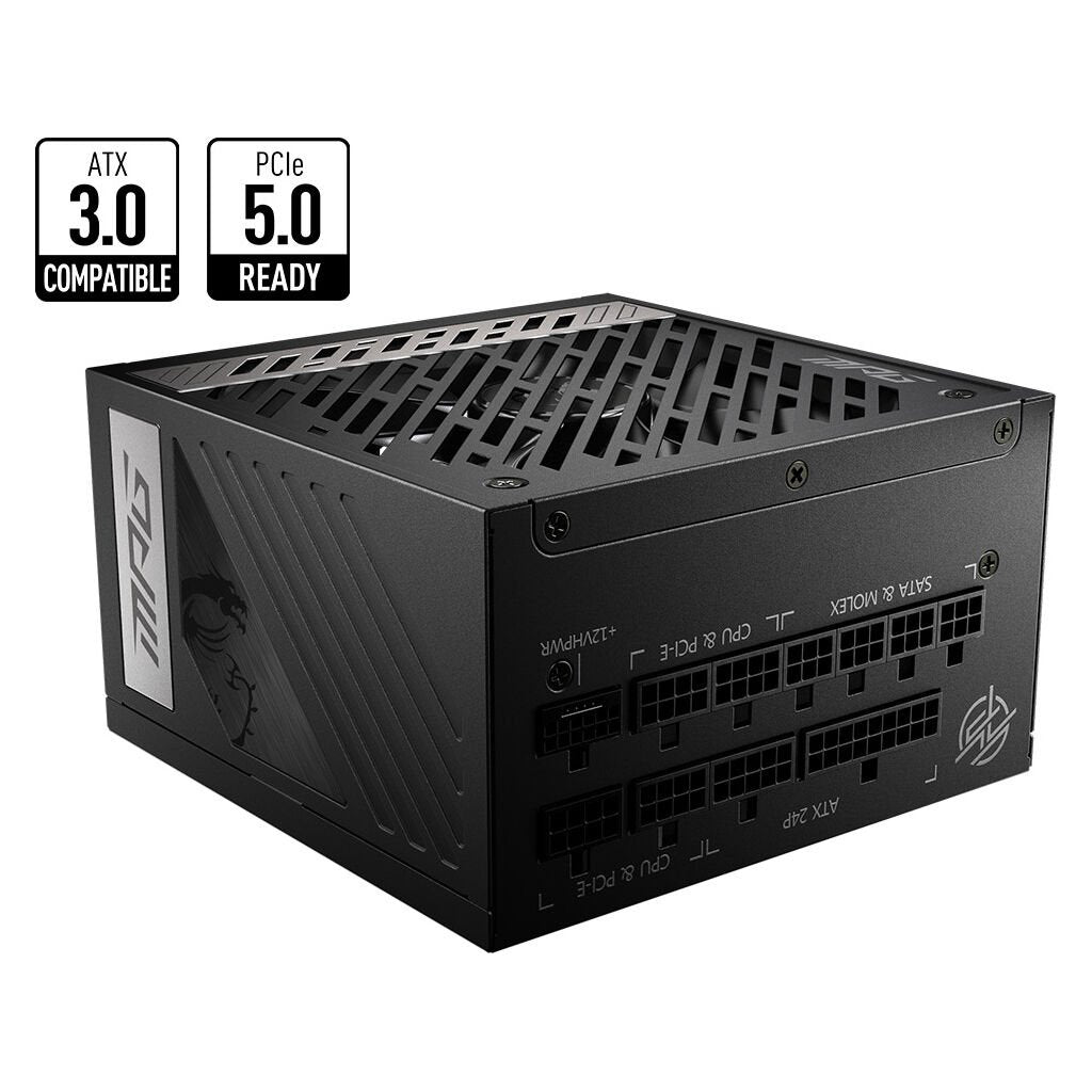 MSI MPG A1000G Netzteil ATX 3.0 1000W (Gold/CM-full) schwarz