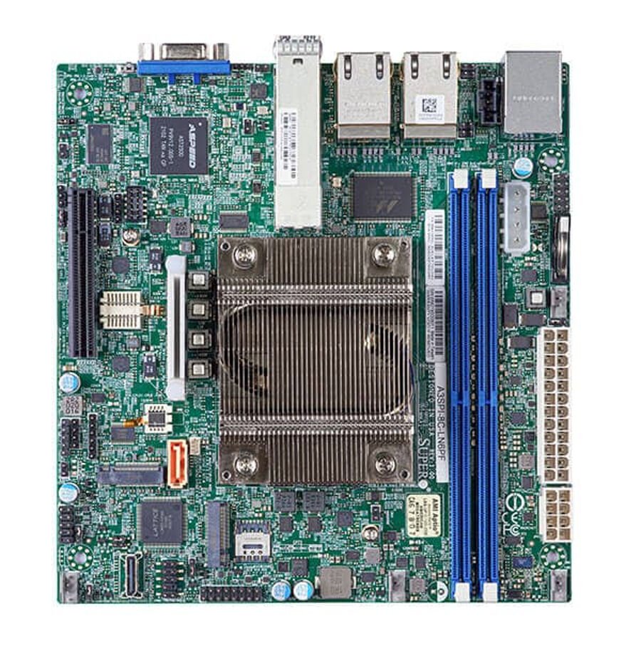 Supermicro Mainboard A3SPI-8C-LN6PF mini-ITX Atom C5325 (8C/8T) 2.4 GHz Bulk