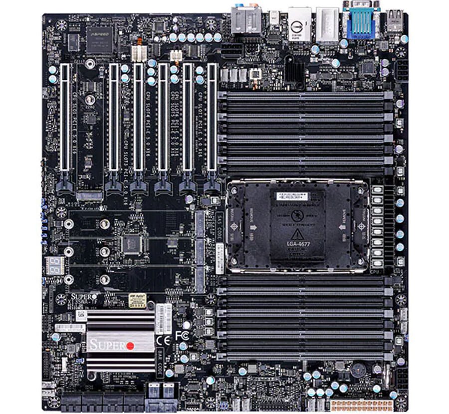Supermicro Mainboard X13SWA-TF E-ATX Sockel 4677 DDR5-only Bulk