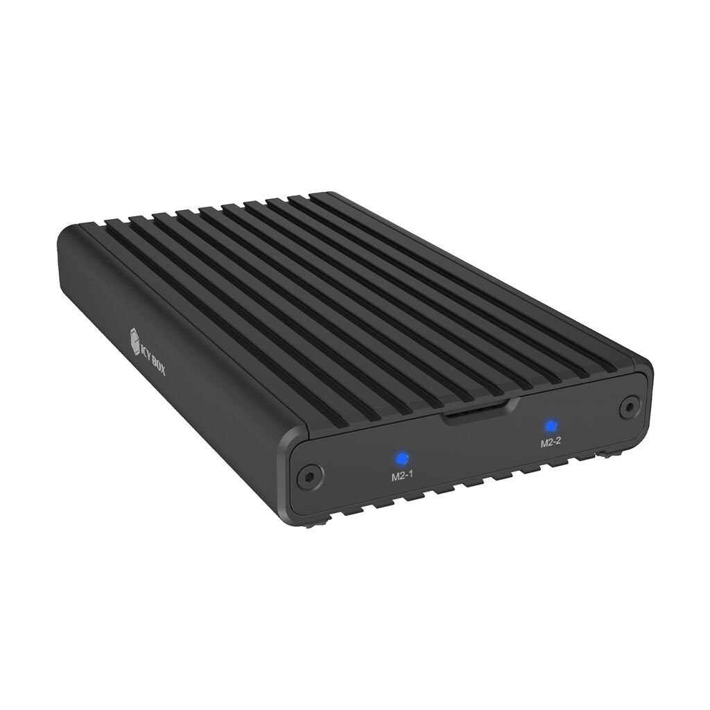ICY BOX IB-2817M-C32 Memory/Storagegehäuse extern for 2x M.2 NVMe USB-C 3.2