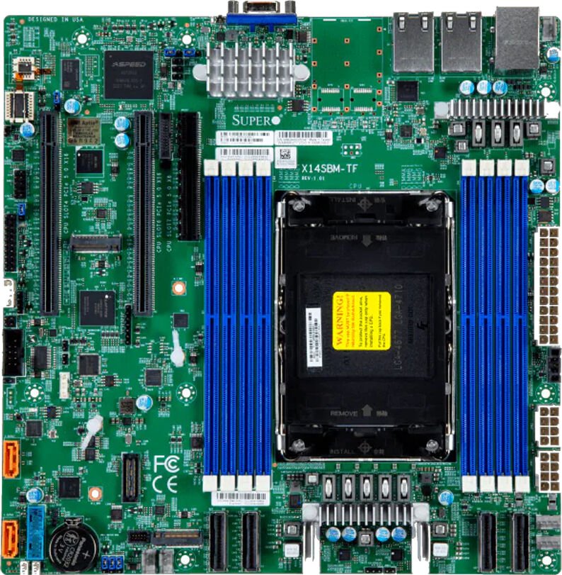 Supermicro Mainboard X14SBM-TF micro-ATX Sockel 4710 Bulk