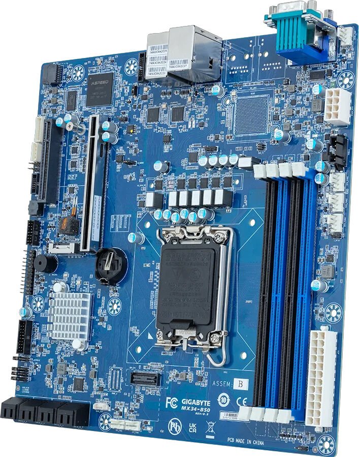 Gigabyte Mainboard MX34-BS0 micro-ATX Single Sockel 1700 DDR5 Retail