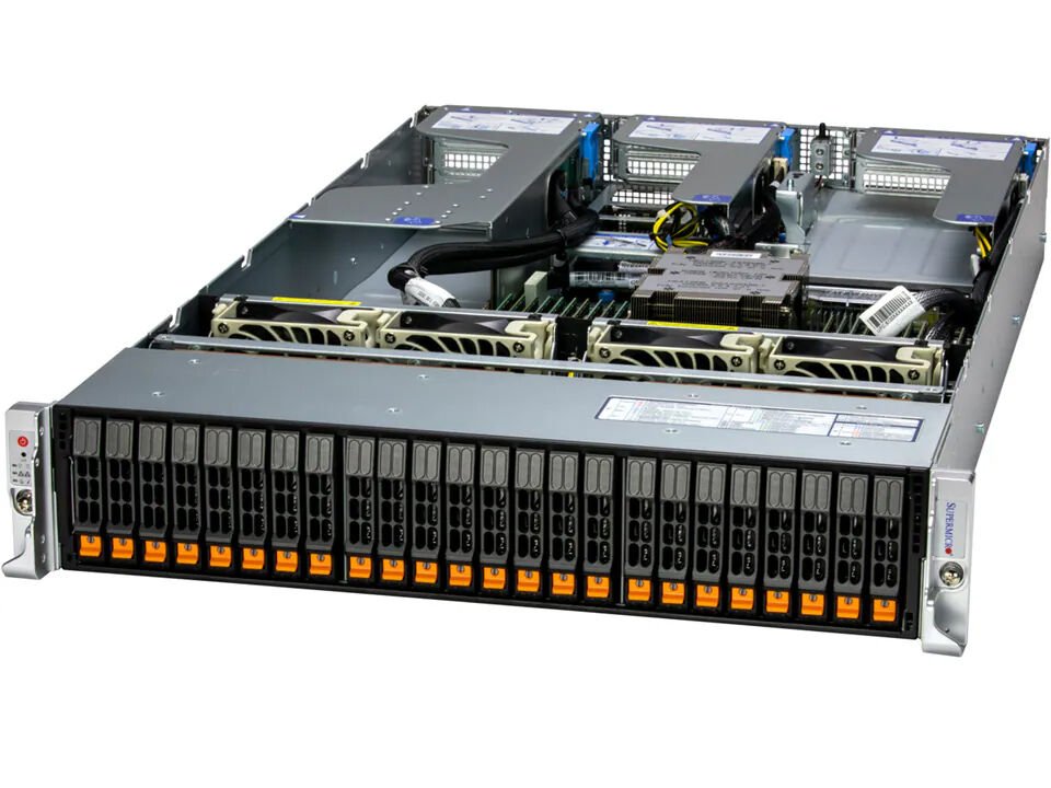 Supermicro Barebone A+ Workstation 2U Single AMD EPYC 9004/9005 AS-2115HE-TNR Complete System only